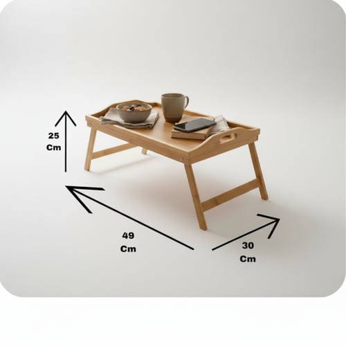 طاولة خدمة خشبية قابلة للطي