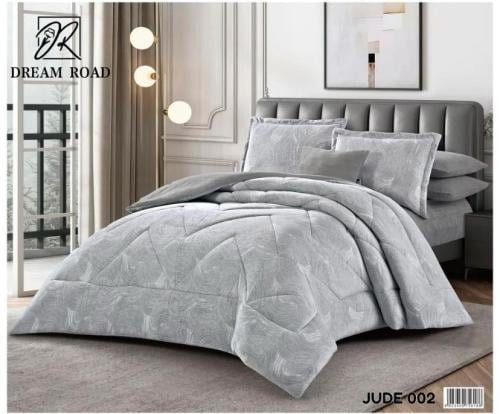 مفرش جود مفرد ونص شتوي مخمل-5قطع