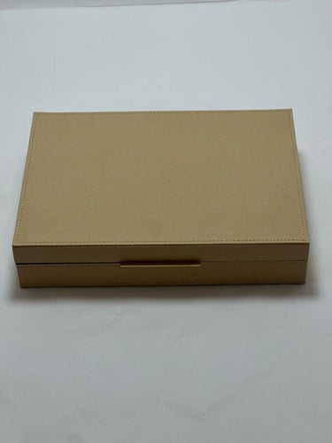 صندوق جلد تخزين مجوهرات 25*18