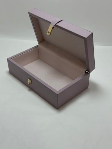 صندوق جلد تخزين مجوهرات 25*14