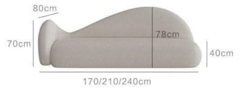 كنب بوكليه ابيض ومتوفر اللوان متعدده