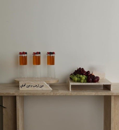 طاوله مدخل كونسول رخام ترافنتينيو