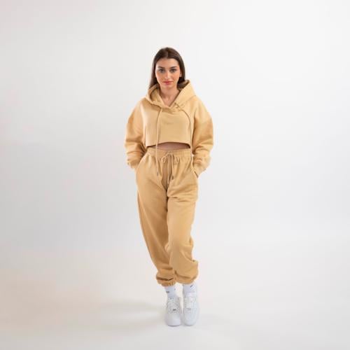 طقم شتوي نسائي بيج