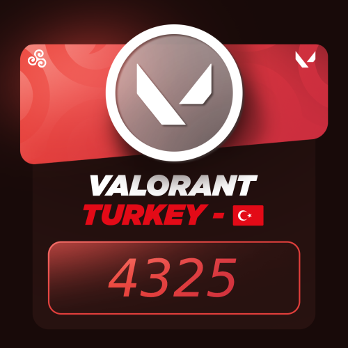 شحن فالورانت بوينت 4325 - ريجن تركي | Valorant