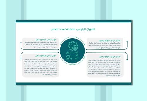 قالب بوربوينت جرافيك صفحة واحدة