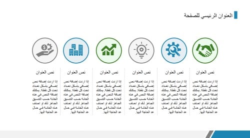 قالب بوربوينت صفحة واحدة