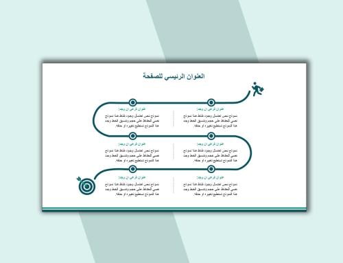 قالب بوربوينت رحلة الموظف او العميل
