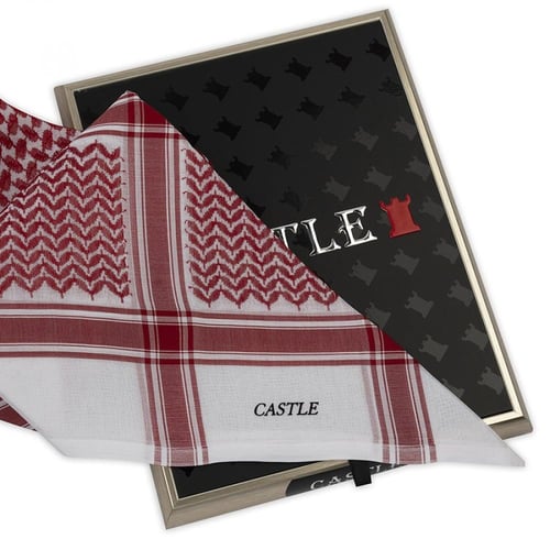 شماغ كاستل أحمر