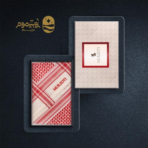 شماغ مرزوتي احمر بيج SMGM1