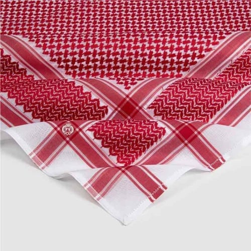 شماغ جينيفا ليونز احمر كلاسيك