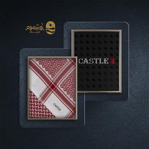 شماغ كاستل أحمر2022