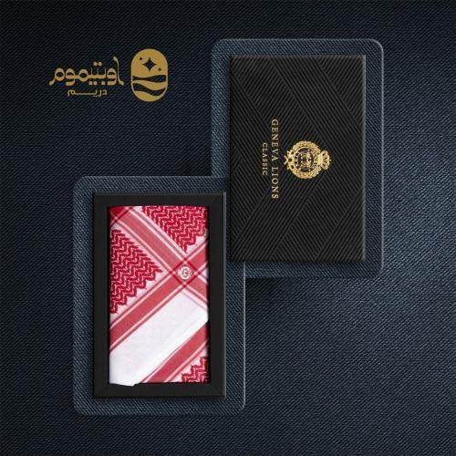 شماغ جينيفا ليونز احمر كلاسيك