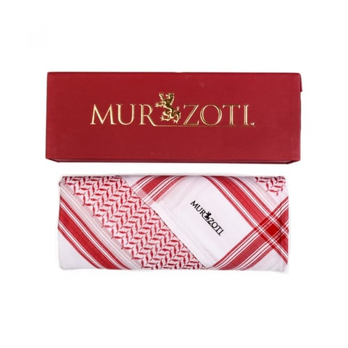 شماغ مرزوتي احمر بلاك SMSR3