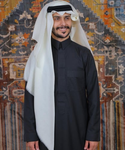 غترة كشميري صوف / ربع ترمة