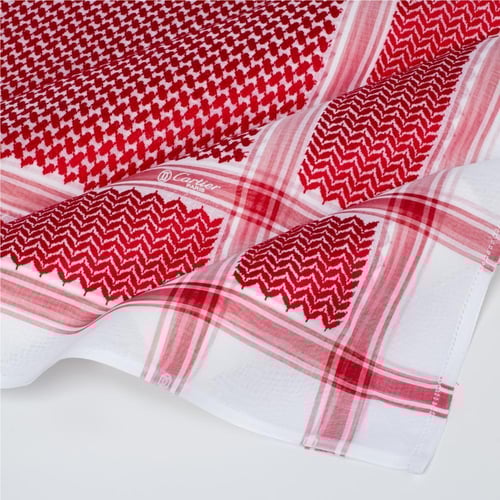 بكج شماغين كارتير (احمر+ابيض ) الاصدار الرسمي