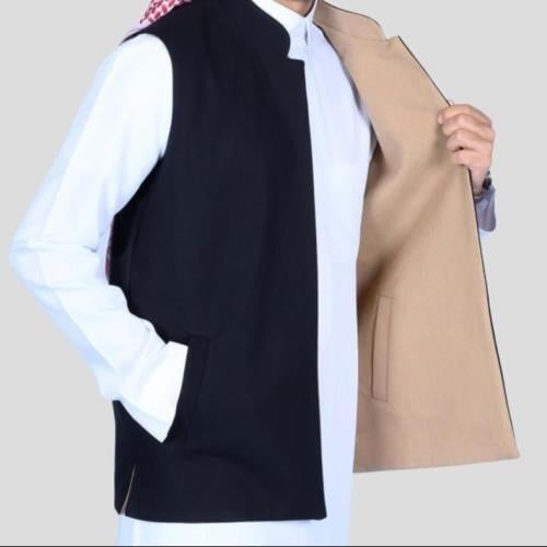 سديري دبل فيس أسود مع بيج c17