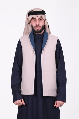 سديري دبل فيس كحلي مع بيج