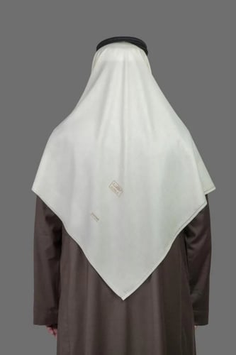 شماغ البسام ماي فير شتوي - كريمي سادة