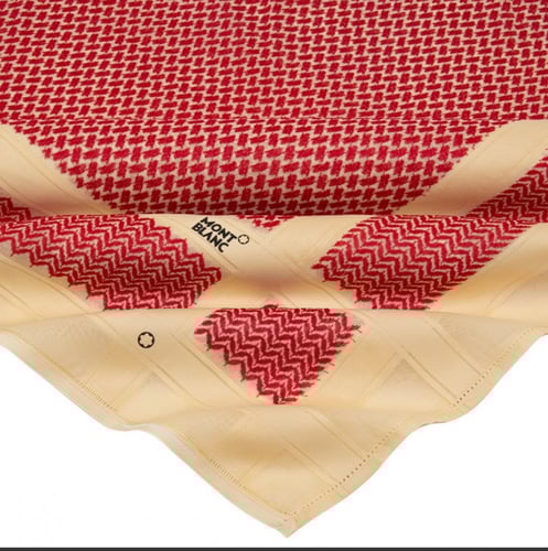 شماغ مونت بلانك شبابي بيج موديل 2023