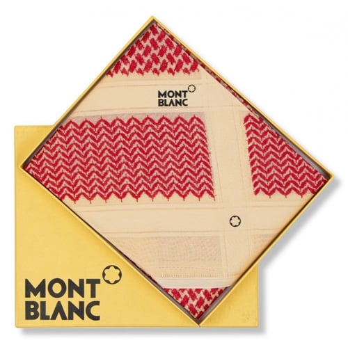 شماغ مونت بلانك شبابي بيج موديل 2023