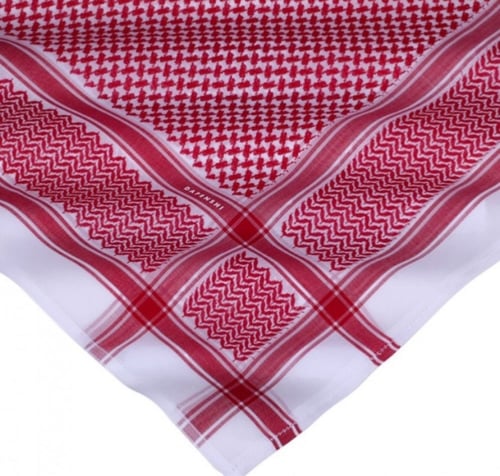 شماغ ديفنشي الانجليزي دم الغزال