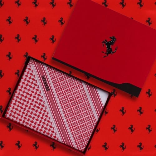 شماغ فيراري أحمر ايطالي FER-R