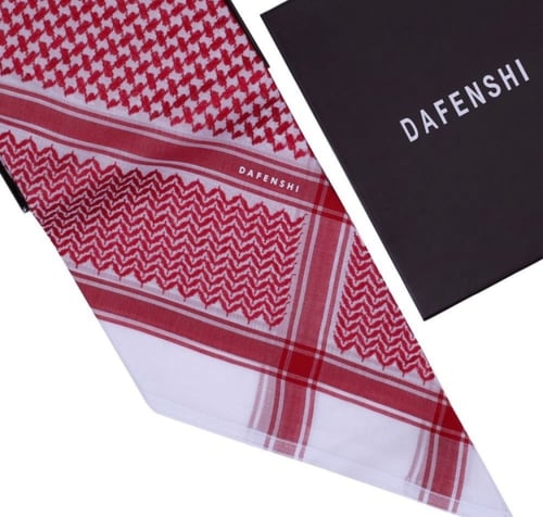 شماغ ديفنشي الانجليزي دم الغزال