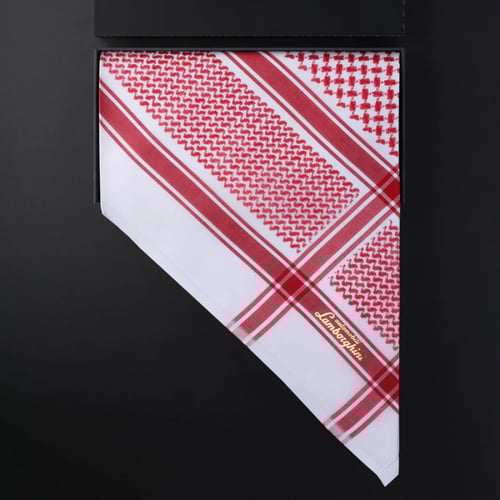 شماغ احمر لامبورغيني انجليزي LAM-R