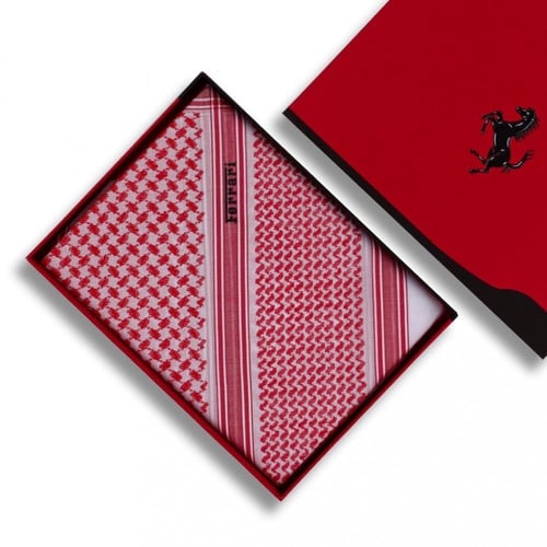 شماغ فيراري أحمر ايطالي FER-R