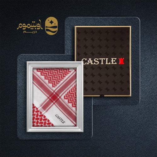 شماغ احمر كاستل الياقوت 3