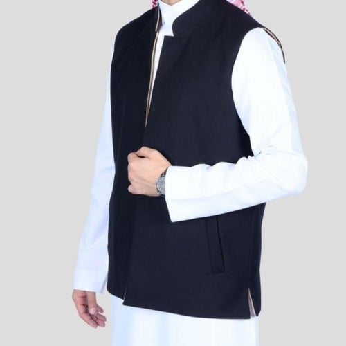 سديري دبل فيس أسود مع بيج c17