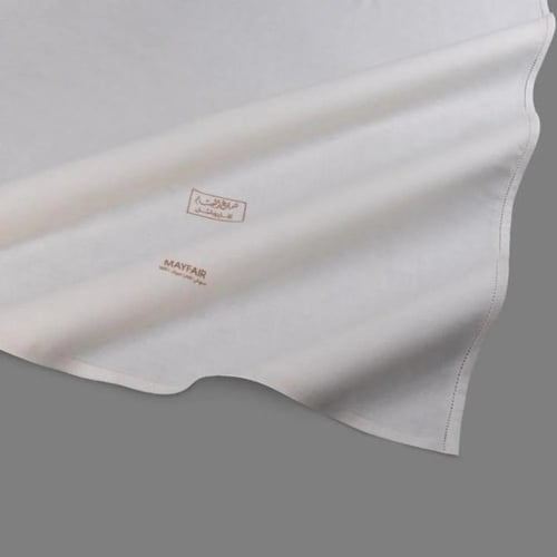 شماغ البسام ماي فير شتوي - كريمي سادة