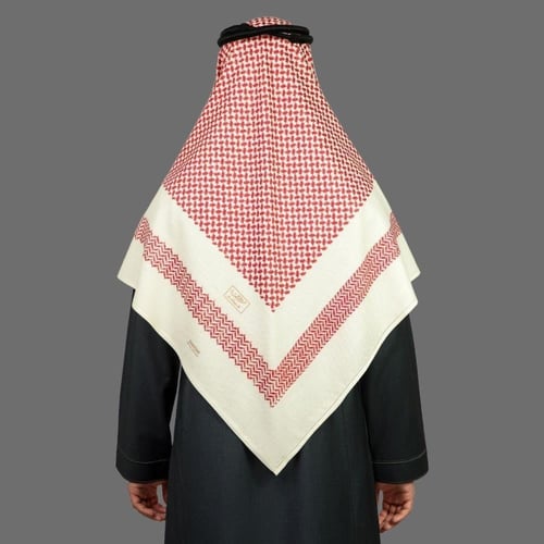 شماغ البسام ماي فير شتوي - أحمر