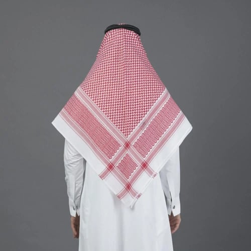 شماغ البسام وطني ختم اسود