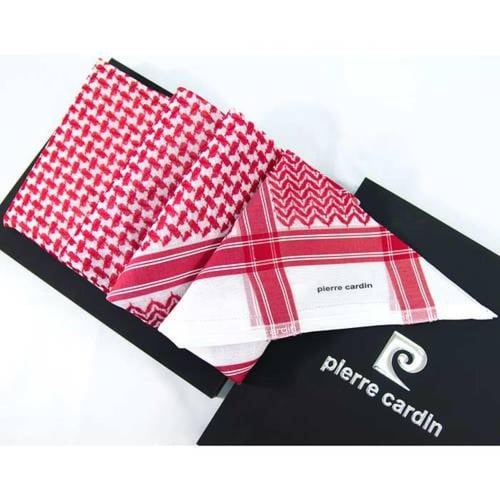 شماغ بييركاردان مودرن احمر PH-R