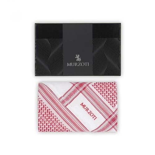 شماغ مرزوتي احمر SMOR4