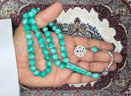 سبحة بكلايت فيروزي مخلوط طربزونة