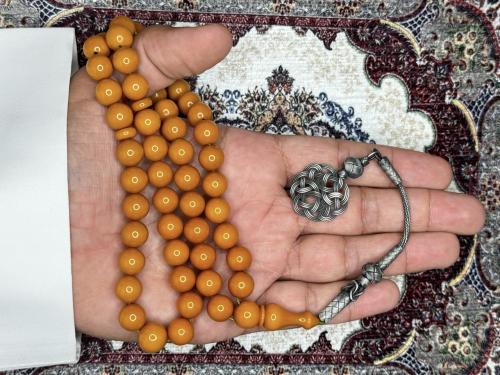 سبحة بكلايت كركمي طربزونة فضة