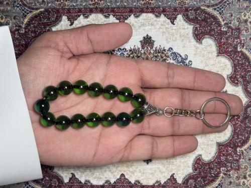 ميدالية فاتوران أخضر شفاف