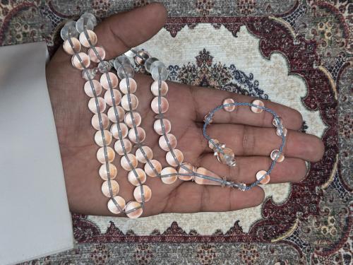 سبحة كاست شفاف تمليكة