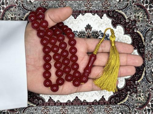 سبحة بكلايت عنابي كركوشة تفصال