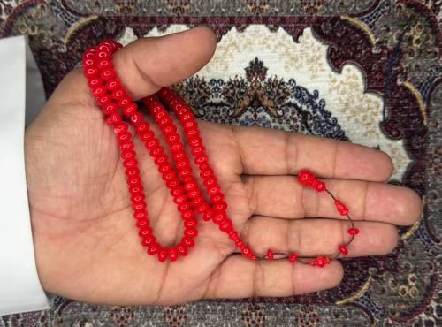 سبحة مساطر بكلايت أحمر صب قديم تمليكة بسبيرات