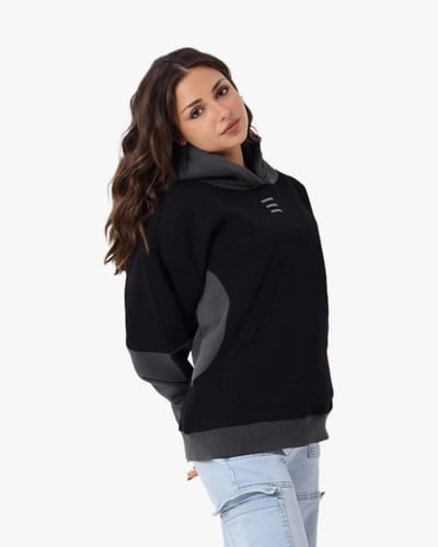 Black Grey Hoodie