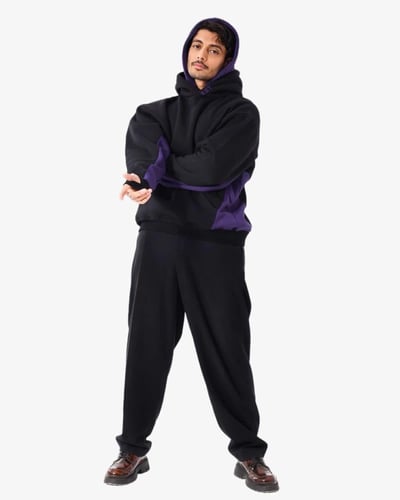 Black Purple Hoodie