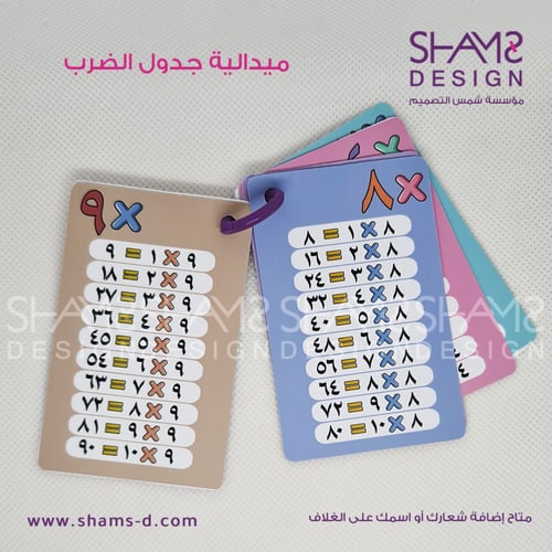 جدول الضرب
