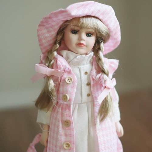 عروسة سيراميك |Ceramic Doll Size:-30 cm