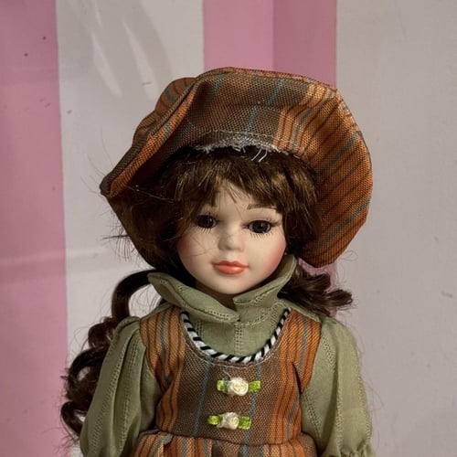 عروسة سيراميك |Ceramic Doll Size:-30 cm