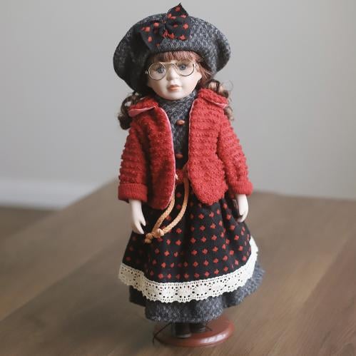 عروسة سيراميك فيكتورية مقاس 40 سم | Ceramic Doll