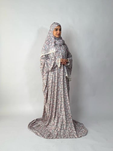 جلال صلاة 2 قطعة كم دانتيل | Prayer Dress 2 Part L...