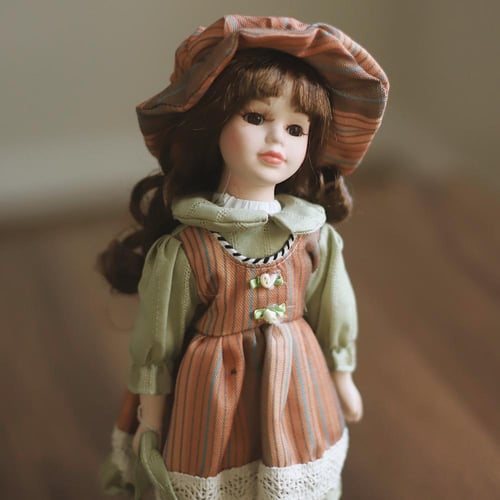 عروسة سيراميك |Ceramic Doll Size:-30 cm